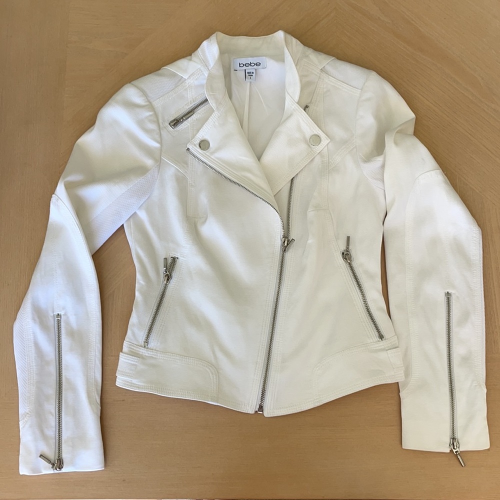 White Biker Jacket - image 2